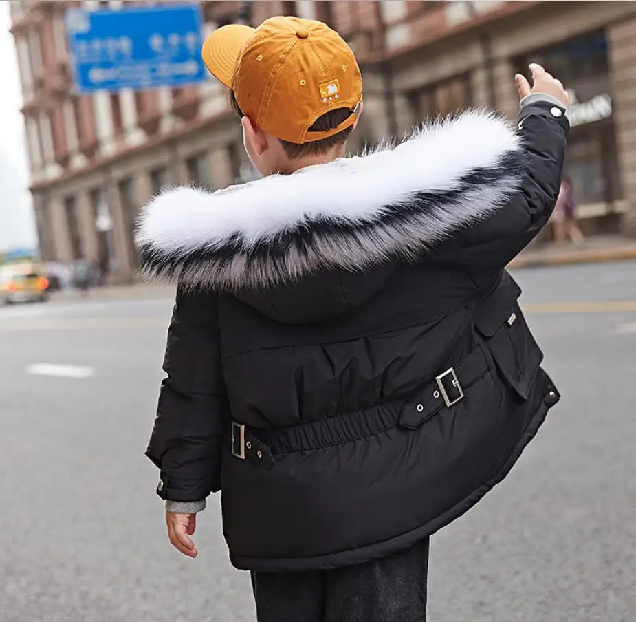 Wholesale Children boy and girls thicken down jackets winter new brand warm white duck down coats kids tops parkas ws1106