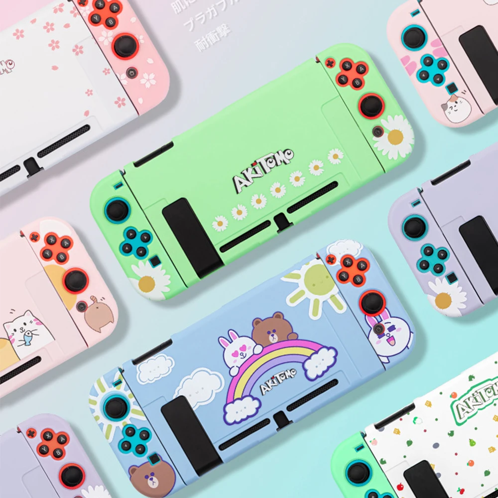 Silicone Case For Nintend Switch Case For Switch Cover Coque For Nintendos NS Protector Shell Accessories (8)