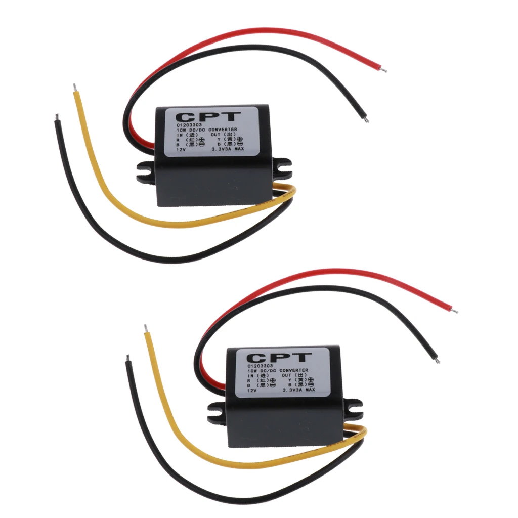 Преобразователь постоянного тока 12v Шаг вниз до 3,3 v 3A Питание модуль(2 шт. в упаковке