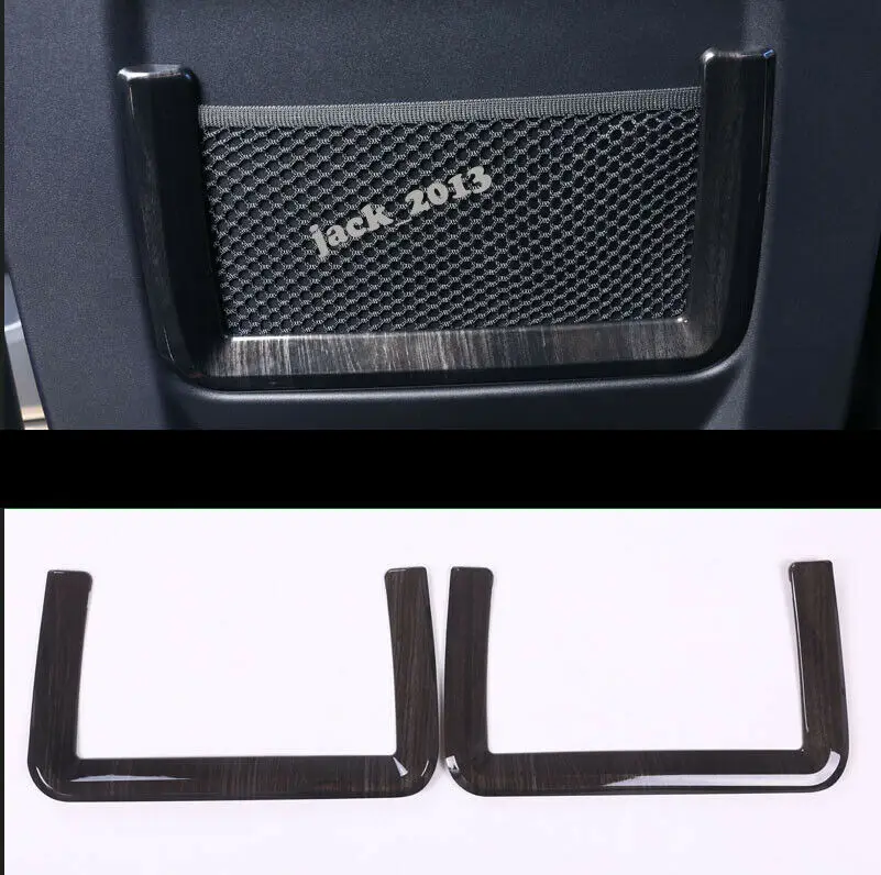Car modification Car accessories Wood Grain Dash Trim Kit 1set Black Trim ForLand Rover Range Evoque 2012