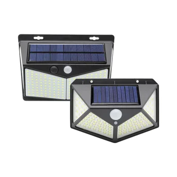 

Outdoor Solar Lights PIR Motion Sensor 3 Modes 100/208 LED Solar Powered Lamp IP65 Waterproof with Wide Angle for Garden Street