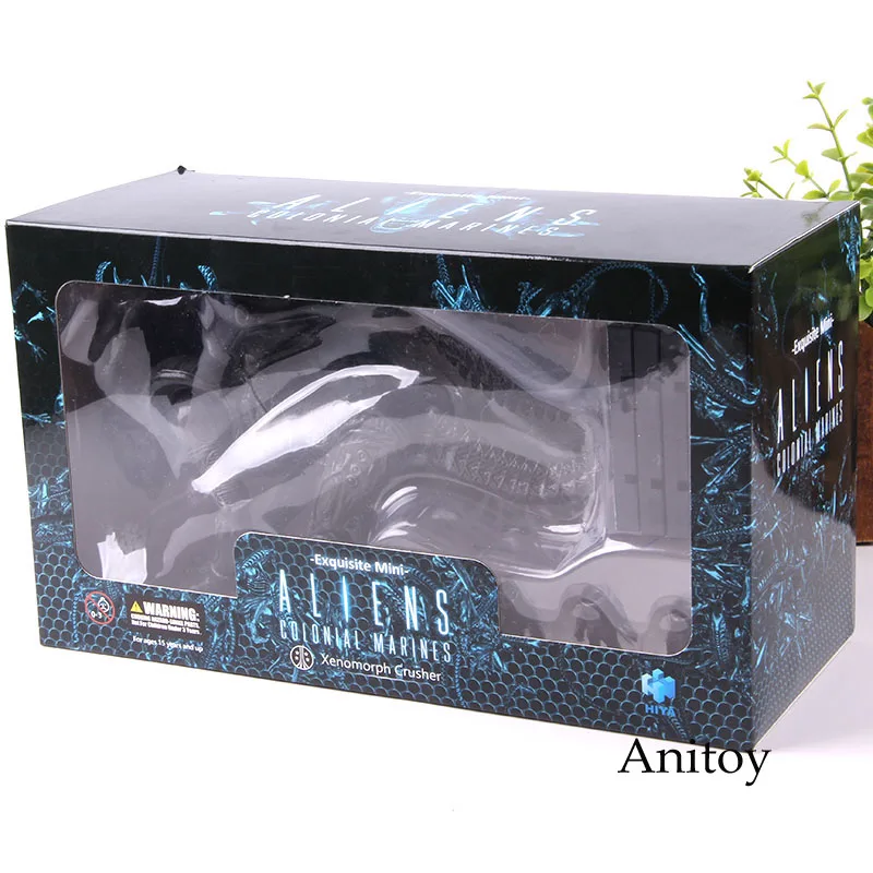Горячая игра Aliens Colonial Marines фигурка Hiya Xenomorph дробилка 1/18 ПВХ Коллекция Модель игрушки подарок на день рождения