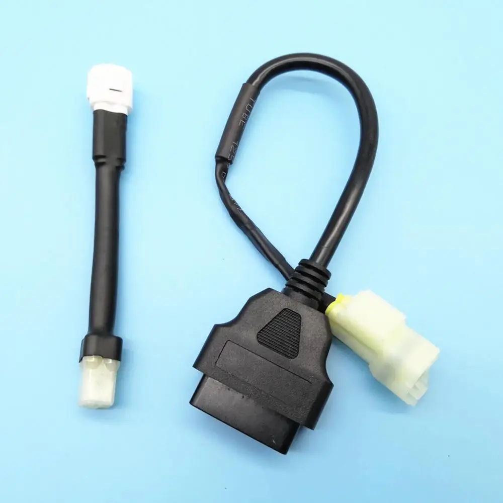 3&amp4 pin connector OBD II K-Line diagnostic harness electronic cable of Honda-YAMAHA motorcycle | Автомобили и мотоциклы