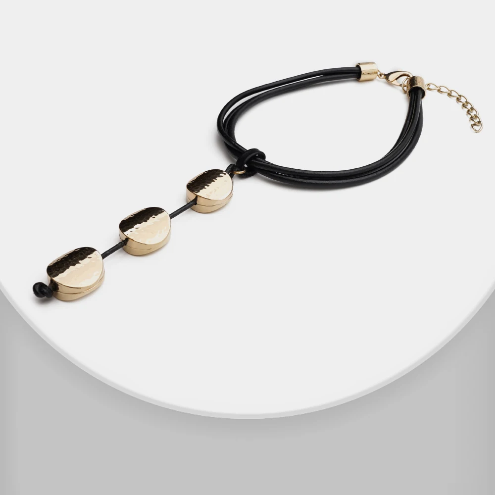 Amorita boutique Round design pendant metallic style necklace | Украшения и аксессуары