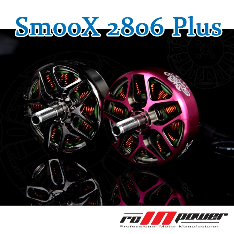 1 шт. RCINPOWER SmooX 2806 плюс бесщеточным Мотором 1350kv 1750kv 7 дюймов пропеллер Фристайл для скоростного радиоуправляемого дрона Запчасти|Детали и аксессуары| | АлиЭкспресс
