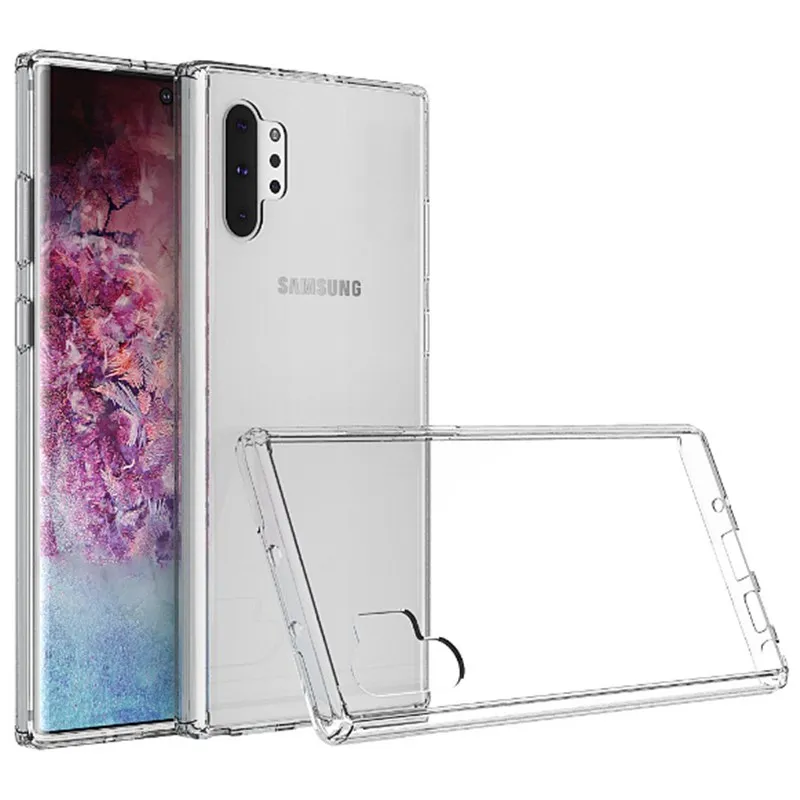 

Quzong Clear Phone Case For Samsung Galaxy S9 S10 Plus S10E Note 9 8 Note10 Pro Ultra Slim Soft Silicone Transparent Cases Cover