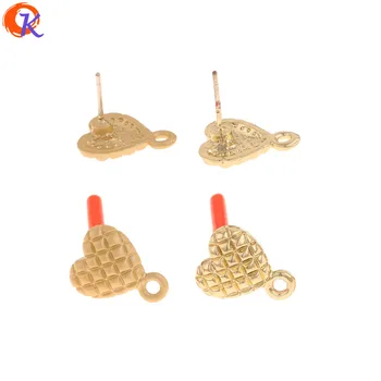 

Cordial Design 100Pcs 11*14MM Jewelry Accessories/Earrings Stud/Heart Shape/Earring Findings/Hand Made/DIY Jewelry Making