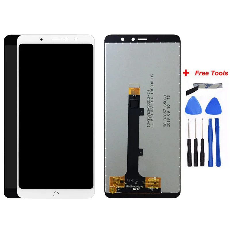 ЖК-дисплей для BQ Aquaris X2/BQ Aquaris X2 Pro ЖК-дисплей с кодирующий преобразователь сенсорного экрана в сборе ЖК-замена