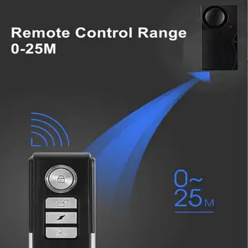 

Smart Security AlarmSmart Bluetooth Remote Control Door And Window Alarm Wireless Motorcycle Bicycle Alarm 93 DB Super Loud