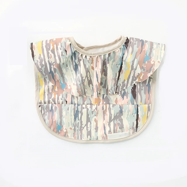 Baby Animal Shape Bibs Infant Toddler Burp Cloth Feeding Accessory Waterproof Washable Apron Tableware Pink