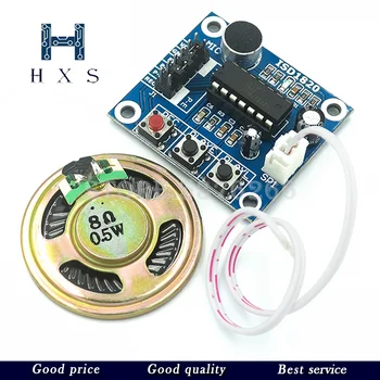 

1PCS Recording module ISD1820 Voice module Telephone module board with microphones +speaker for arduino ISD1820