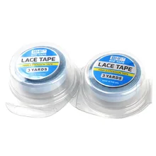 1.27cmx3Yards 2 рулона передние волосы на кружеве системы США лента Двухсторонняя клейкая лента для наращивания волос/Парики/парик синего цвета