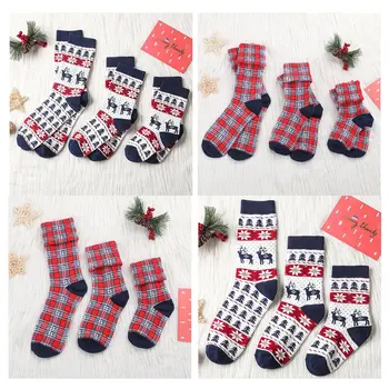 

New Christmas Wild Socks Cotton Printing Socks Leisure Winter Keeping Warm Socks A Christmas Present For Adults And Kids