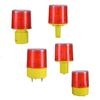 

NDTUSMZ Solar Powered Traffic Warning Light Safety Signal Cone beacon Alarm Lamp tower hanging light outdoor solar lamp