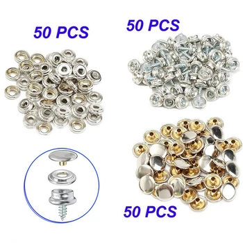 

Fabric Snap Fastener Home Improvement Copper Button Kit For Boat Canvas