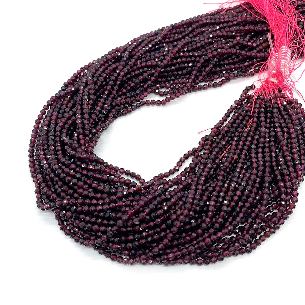 Pietra naturale Giade rosse Calcedonio Branello rotondo allentato del distanziatore per la creazione di gioielli 4MM-12MM Braccialetti fai da te Accessori all'ingrosso 15  36