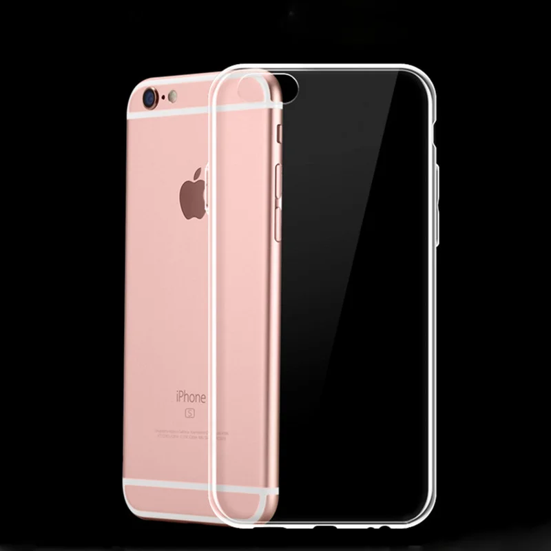 Чехол для iPhone прозрачный мягкий чехол из термополиуретана 11 Pro Max 7 8 6 6s Plus 7Plus 8Plus X XS