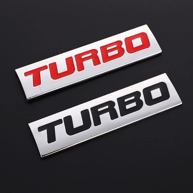Металлическая Автомобильная 3d наклейка с логотипом Turbo эмблема значок наклейки