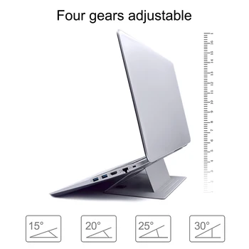 

Adjustable Laptop Stand Laptop Pad Invisible Stands Folding Bracket Portable Tablet Holder for iPad MacBook Laptops
