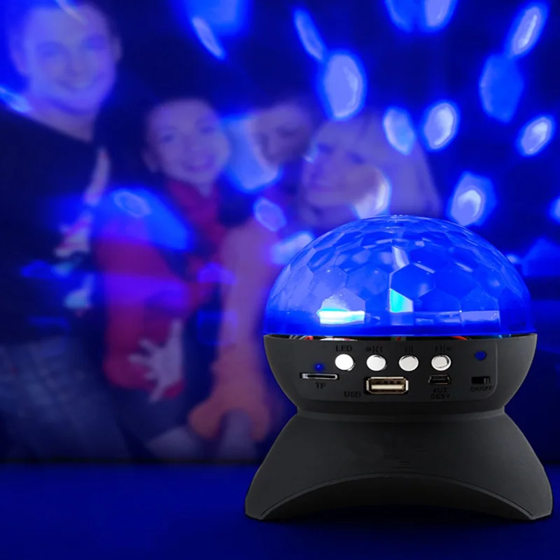 Диско светильник Bluetooth музыкальный динамик светодиодный вечерние USB диджейский
