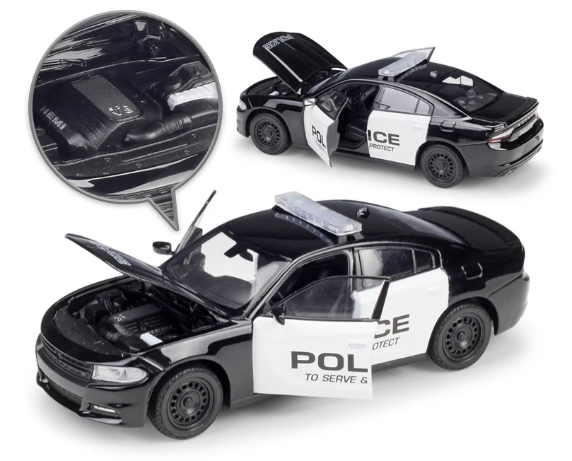 Модель автомобиля WELLY Diecast 1:24 масштаб 2016 Dodge Charger гоночный автомобиль из сплава