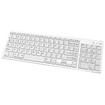 

Bluetooth Keyboard Rechargeable Portable BT Wireless Keyboard with Number For PC