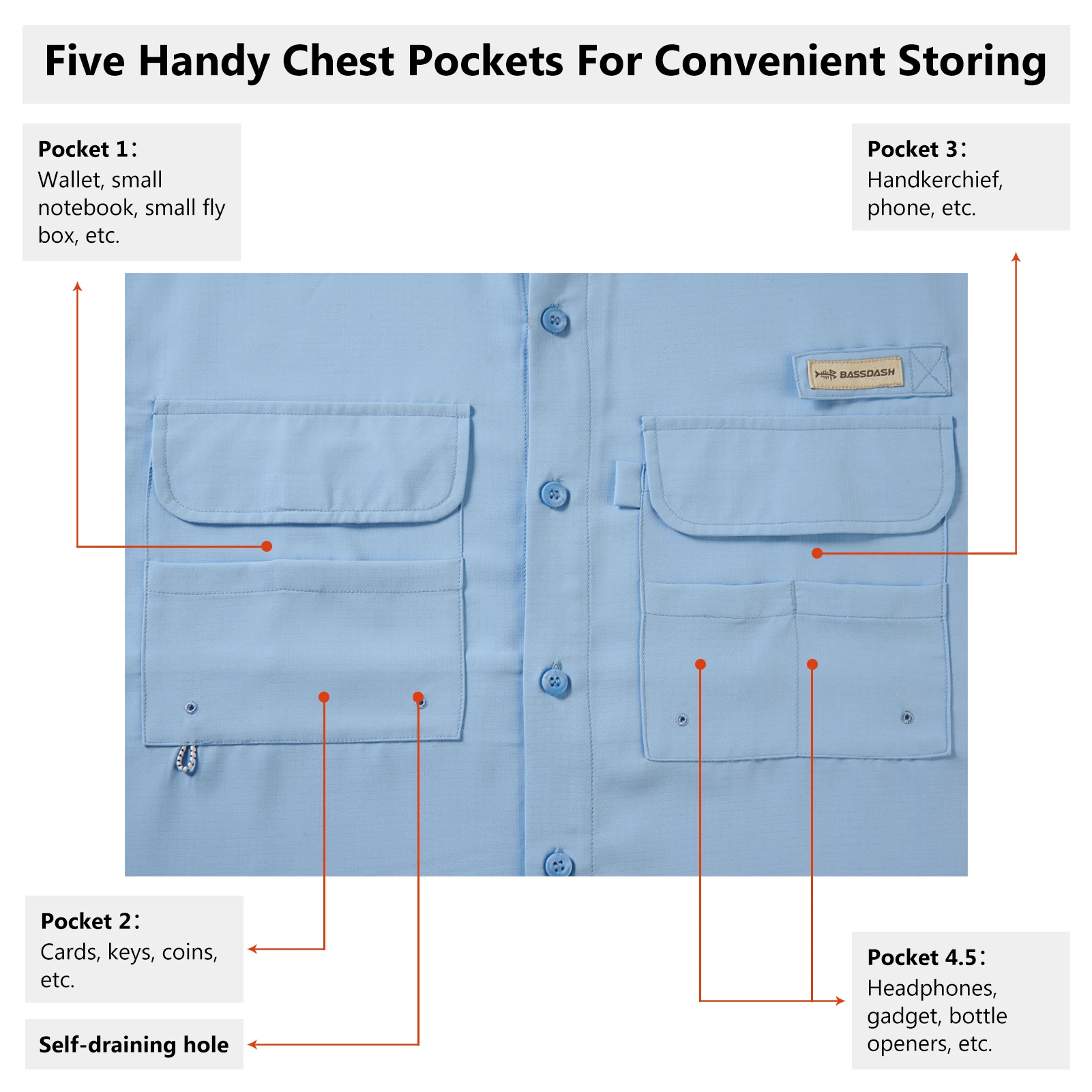 Fishing shirt Men's UPF 50 Long sleeve Fishing Button down shirt Performance Quick dry FS21M