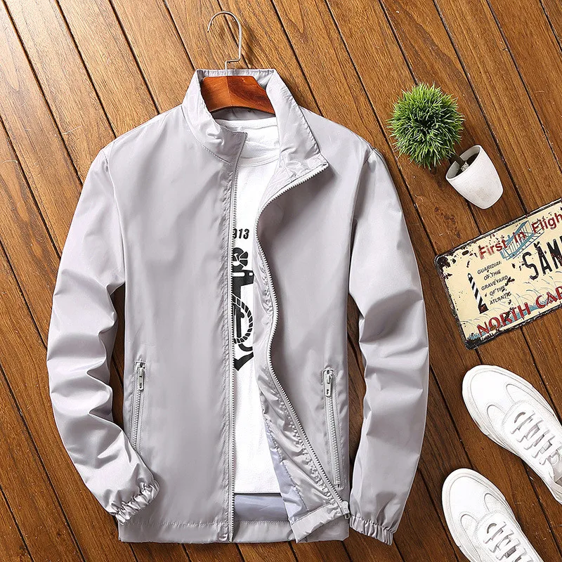 mens parka jacket 2022 Spring NCIS Police Tv Show Jackets For Men Fashion Zipper Long Sleeve Casual Windbreaker Jacket Coat Male Oversized Clothes branded jackets for men