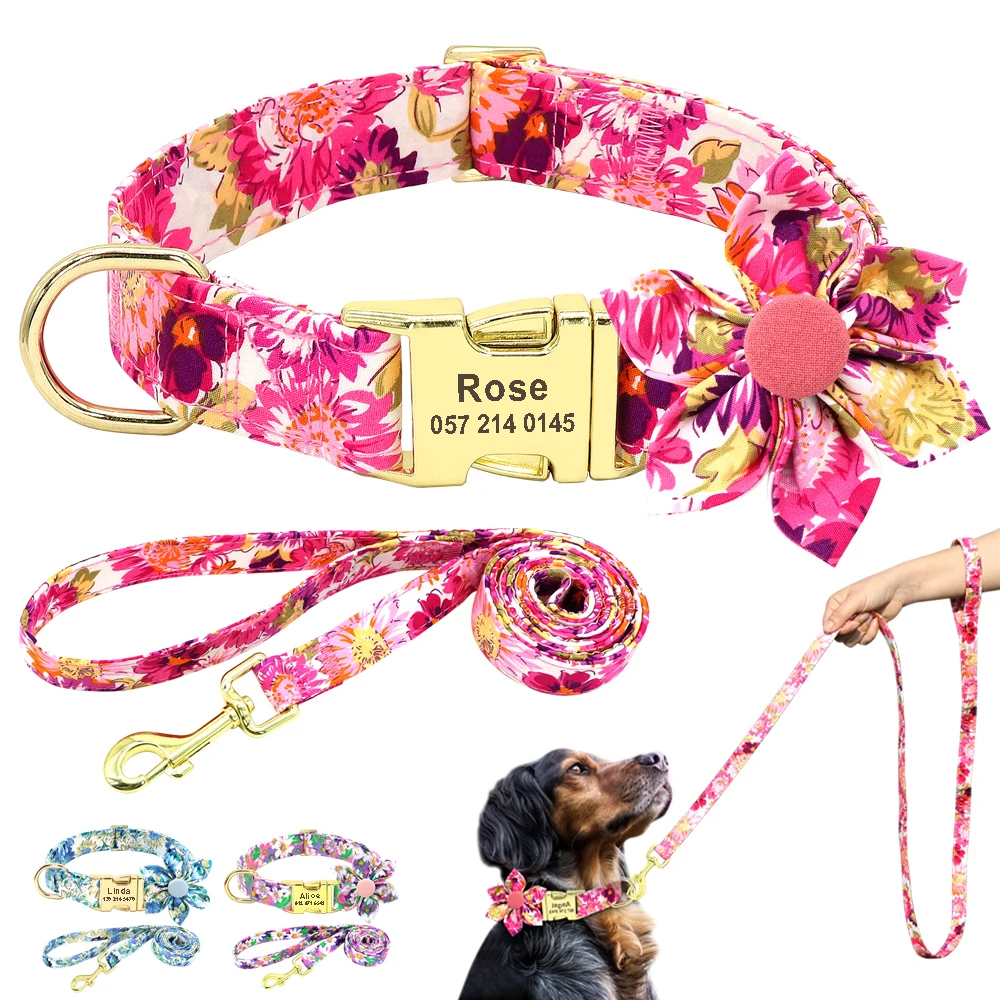 Teken kanker doolhof Gepersonaliseerde Halsband En Riem Set Nylon Print Honden Id Halsbanden  Huisdier Lood Riem Touw Bloem Accessoires Kleine Medium Grote honden -  AliExpress Huis & Tuin