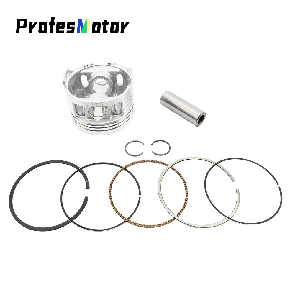 Motorcycle Piston Ring Pin Set Kit Assembly 52.4mm Caliber 13mm For 110cc 125cc ATV Dirt Bike Go Kart Engine HH-118 | Автомобили и
