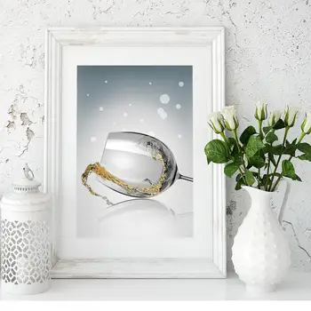 

Custom Poster The cup#c Canvas Wall Art Picture Set Posters Home Decor Prints Abstract Prints for Room20-0630-52