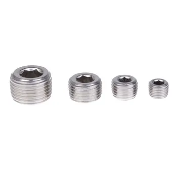 

High Quality NPT Male SS304 Stainless Steel Countersunk End Plug Internal Hex Head Socket Pipe Fitting
