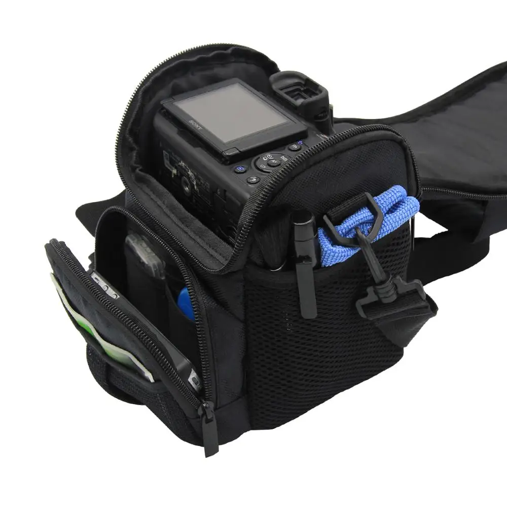 Camera Case Camera Lens Bag fosoto DSLR Camera Shoulder Bag Waterproof Case for Canon EOS 4000D 2000D 1500D 1300D 1200D 1000D 800D 760D 750D 700D 650D 450D