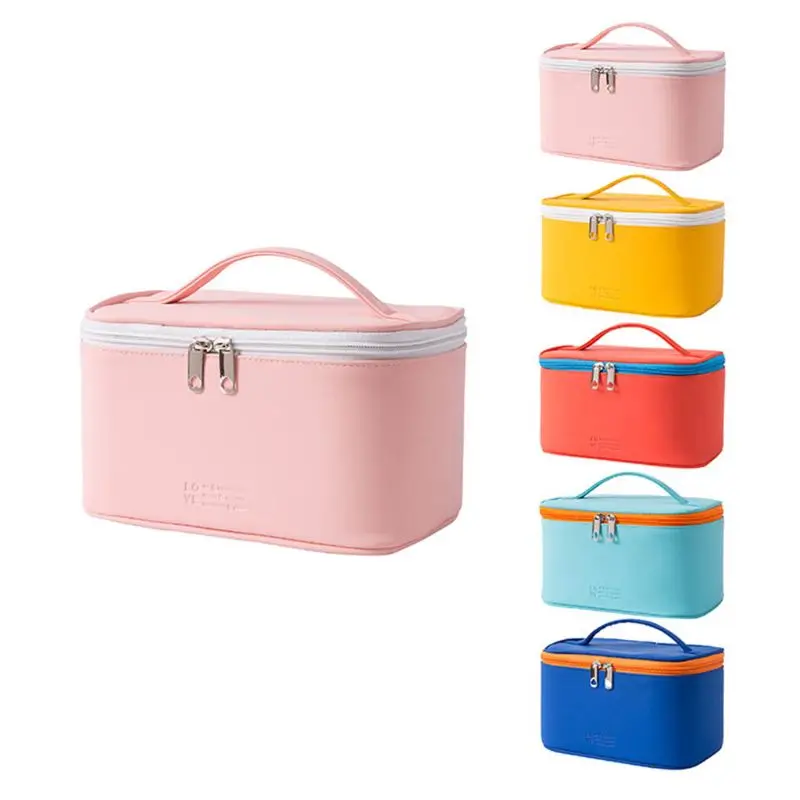 

Multifunctional Cosmetic Bag Makeup Case Pouch Toiletry Travel Zip Wash Organize