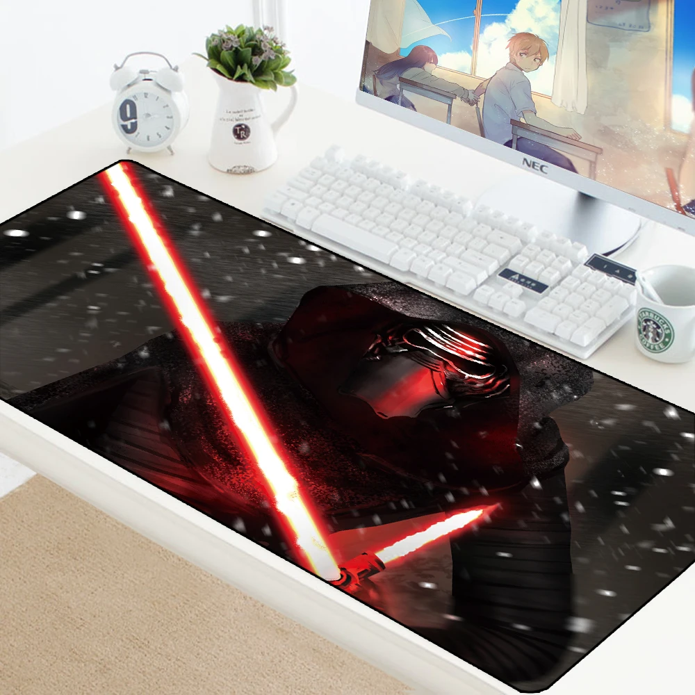 Star Wars 70x30CM Large Gaming Keyboard Mouse Pad Computer Game Tablet Desk Mousepad with Edge Lock