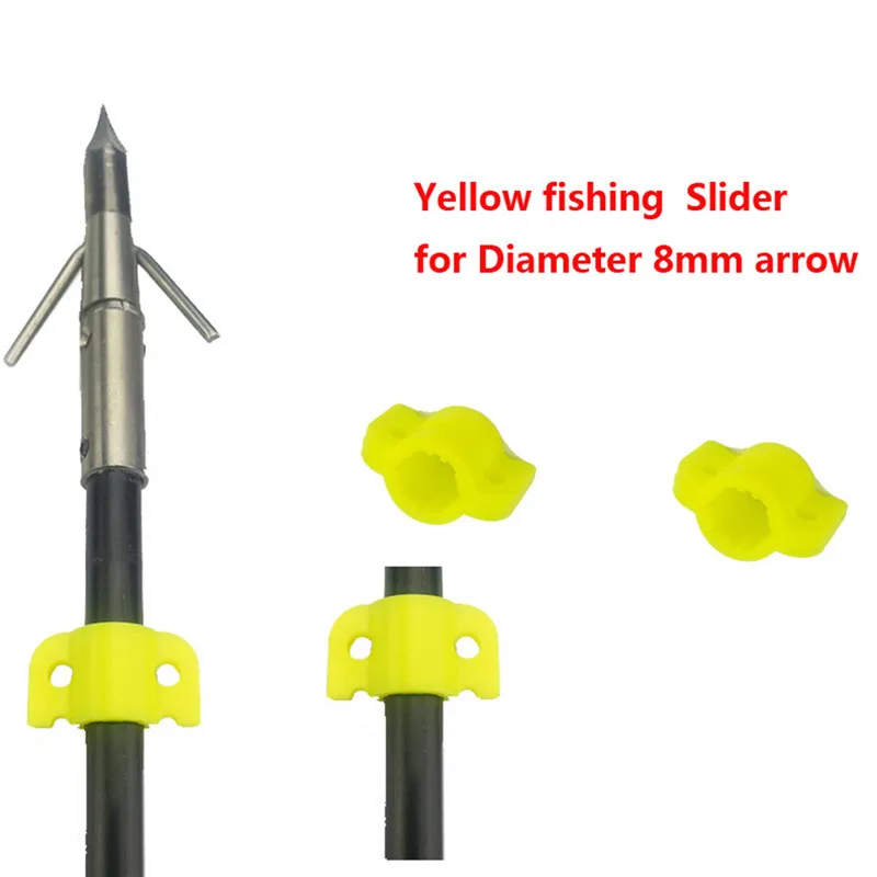 6/12pcs Fishing Arrows 31.5'' Fiberglass Shaft ID6mm OD8mm Safety Slides  For Archery Outdoor Hunting Shooting Fish Bowfishing - AliExpress