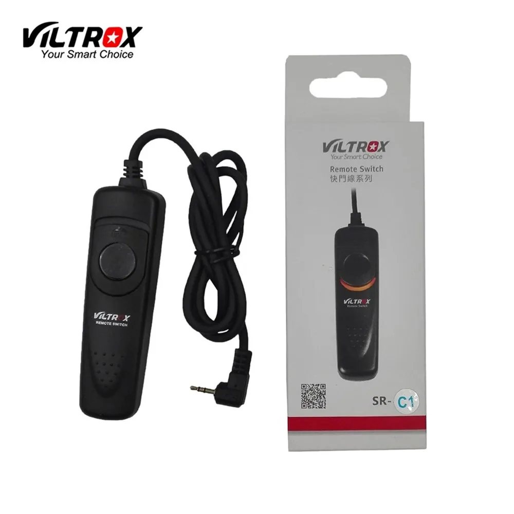 

Viltrox SR-C1 1M Remote Control Shutter Release Cable for Canon EOSR 1500D 760D 750D 700D 650D 600D 550D 200D 800D 77D 60D M5 M6