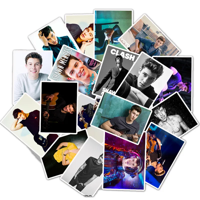 10/25 шт. Канада певец Shawn Mendes граффити Стикеры s ПВХ наклейка для шлем ноутбука