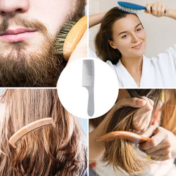 

1PC Male Crew Cut Haircutting Comb Curved Flat Comb S-shaped Barber Comb Men Brush Cut Haircutting Comb for Home Male Salon Men