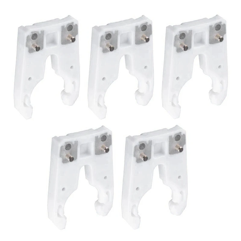 

Hot 5PCS/Lot ISO30 Tool Holder Clamp Iron+ABS Flame Proof Rubber Claw