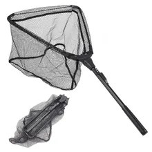 

Fly Fishing Landing Net Telescopic Foldable Retractable Pole Folding Release Net ABS Aluminum Alloy Carp Fishing Accessories
