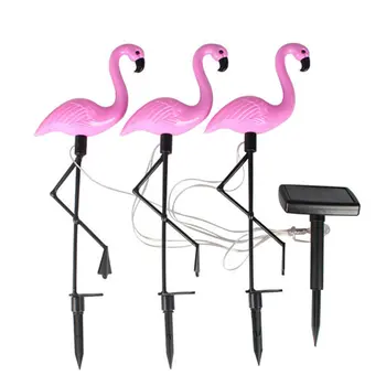 

Solar Flamingo Plug Lights Outdoor Yard Landscape Light With Plug LED Lawn Lamp Waterproof Lighting Led Light