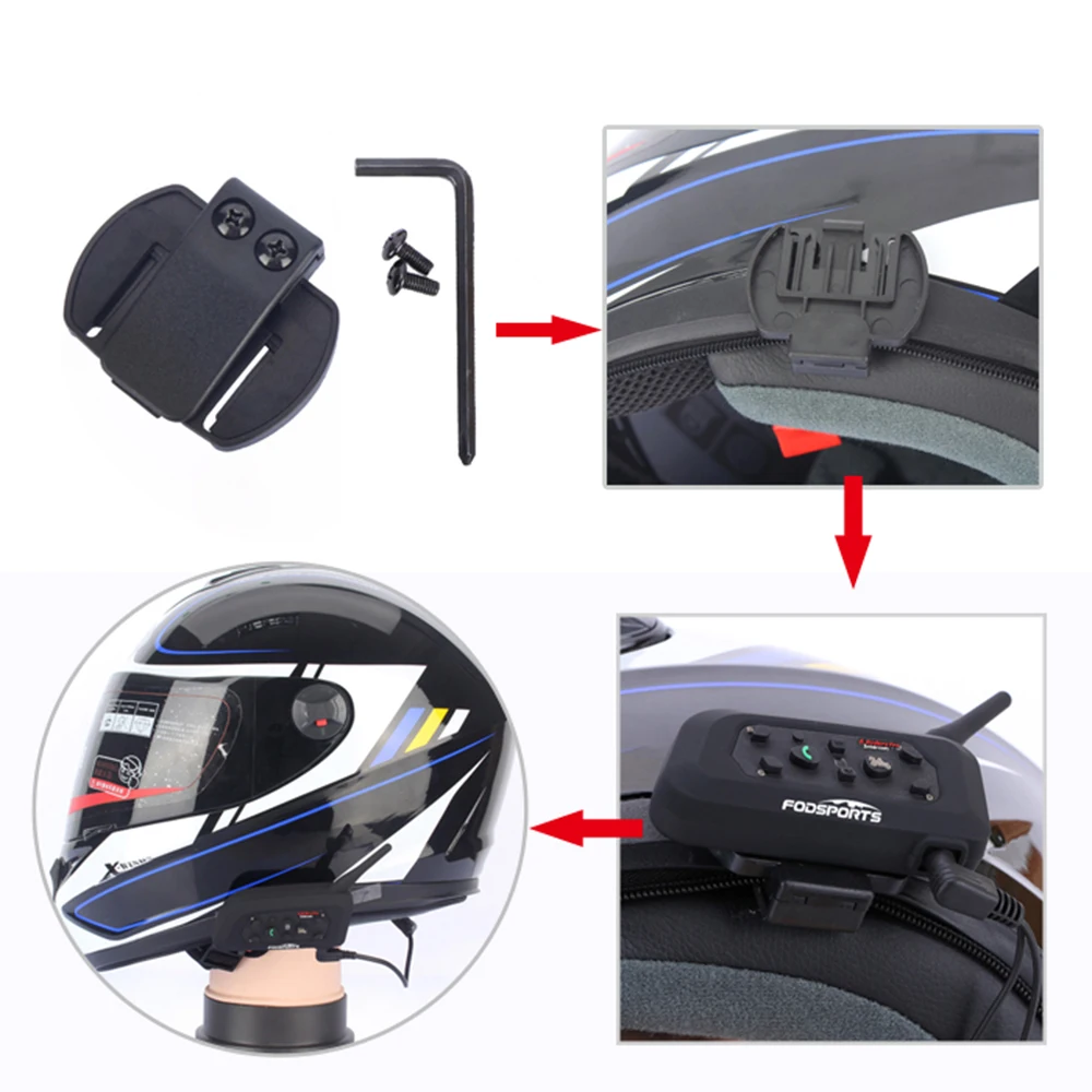 Fodsports     ׼ ũ Ŀ  Ŭ  V6 V4 Intercomunicador Moto