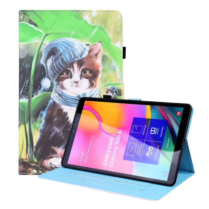 Tablet Coque pour Samsung Galaxy Tab A 10,1 2019 (T510/T515), étui avec  Kawaii Stitch