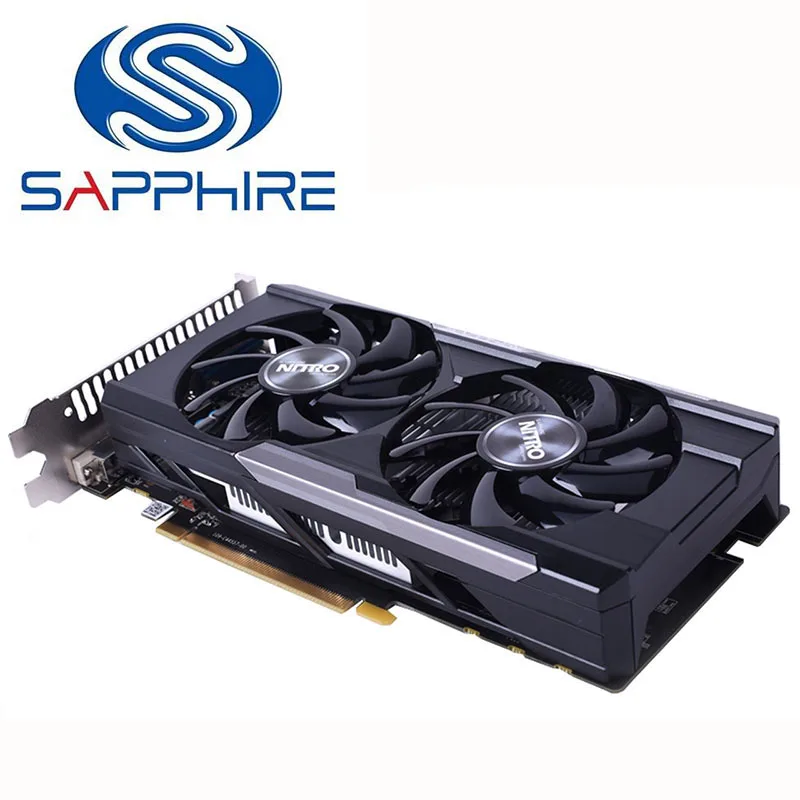 SAPPHIRE R7 350 2GB Video Cards R7-350 2GB Graphics Card GDDR5 128bit For AMD Radeon R7 350 R7 series R7350 HDMI DVI  VGA Used