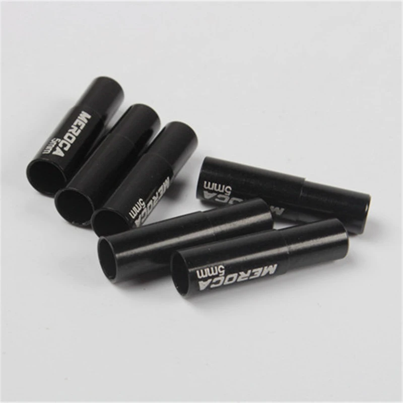 MEROCA Bike High-grade Aluminum Alloy Brake Cable Cap Bicycle Shifting Tube Derailleur Parts