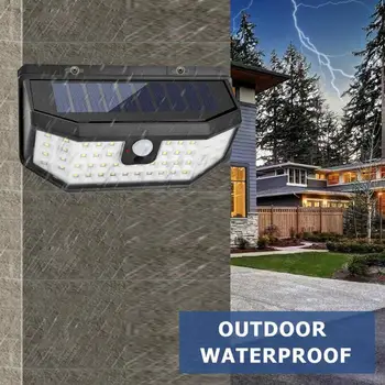 

2020 new 48 LED Solar Wall Light USB Rechargeable PIR Montion Sensor Garden Yard Lamp Smart Electronics Smart Home