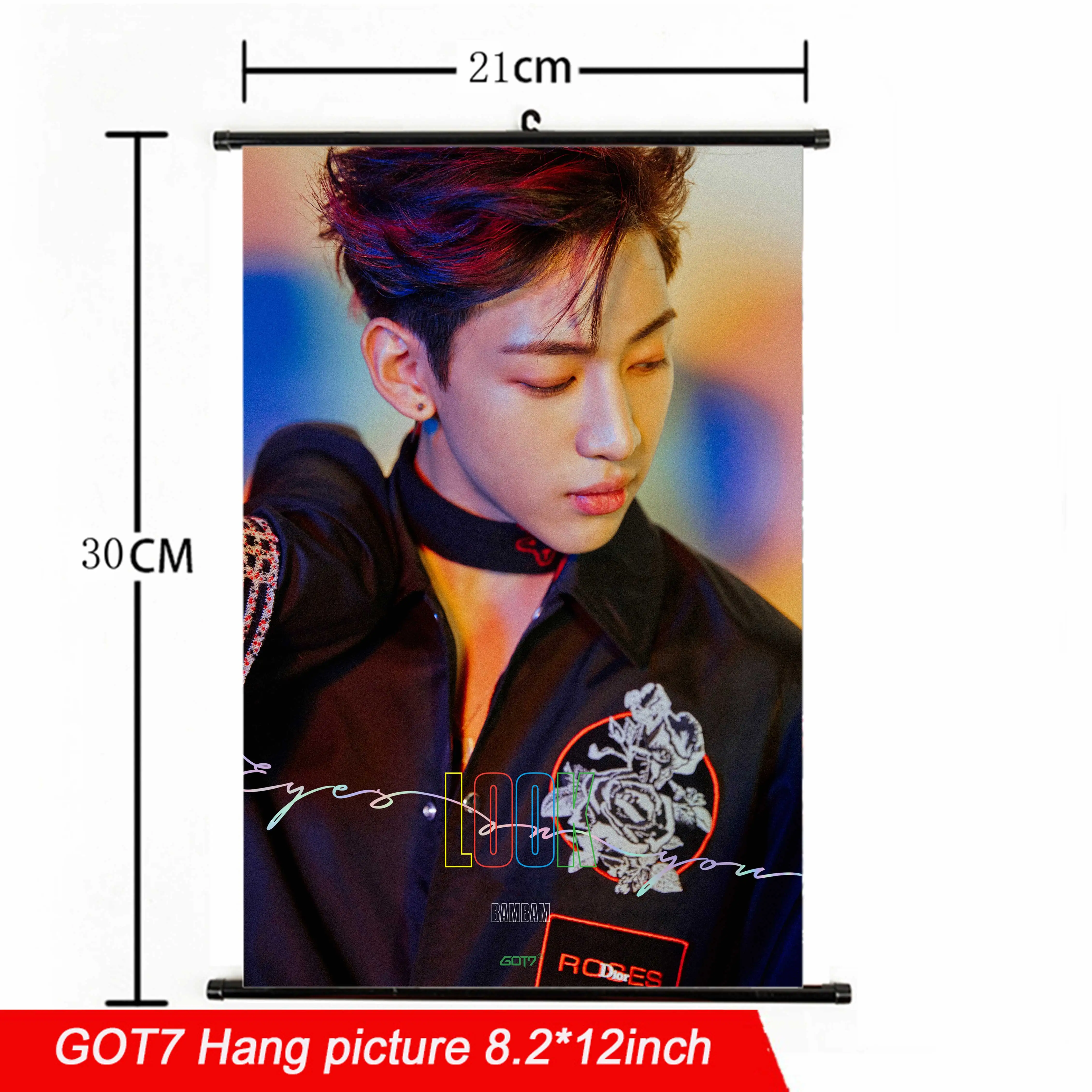 21*30 см Мода Kpop GOT7 повесить плакат ткань высокого качества GOT7 альбом повесить изображение фото плакат для поклонников Коллекция подарков