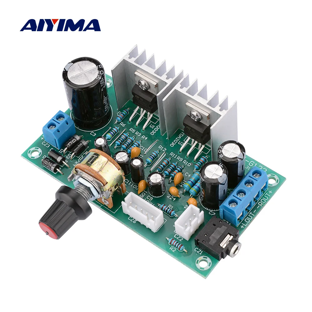 AIYIMA TDA2030 усилитель мощности аудио Плата 2,0 двухканальный усилитель звука 15 Вт+ 15 Вт домашний мини-усилитель домашний кинотеатр DIY