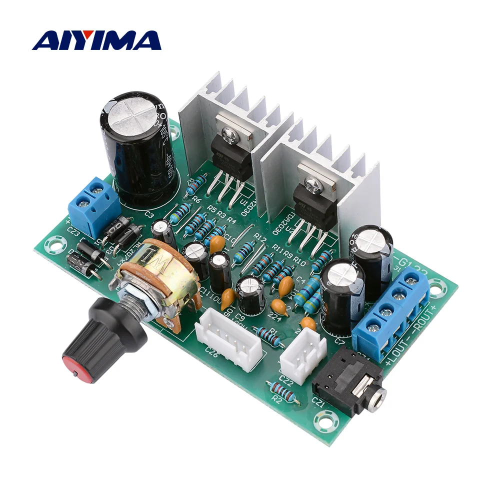 Усилитель мощности AIYIMA TDA2030 звуковая плата 2 0 двухканальный усилитель звука 15 Вт +